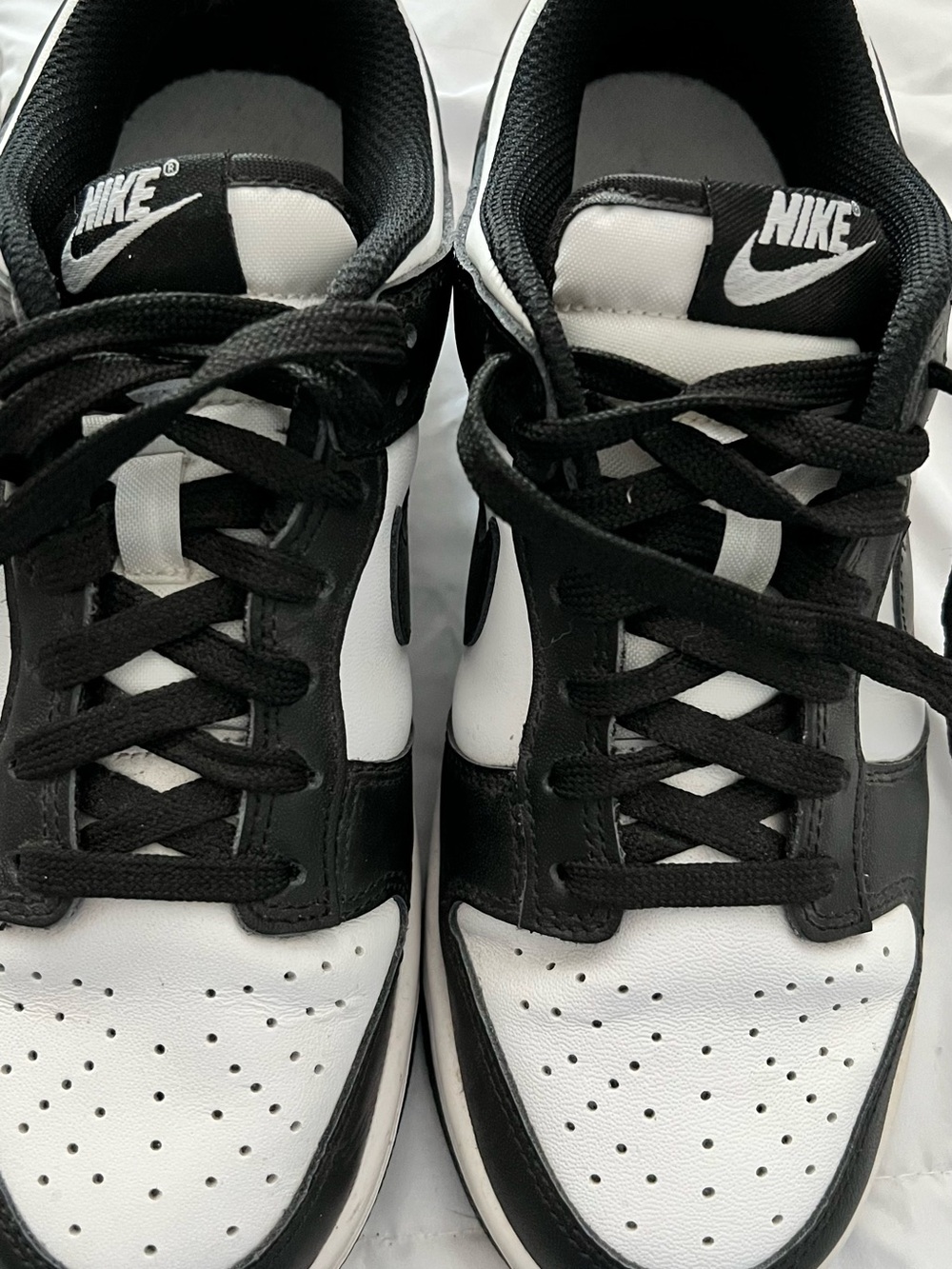 Nike Black and White Panda dunks low